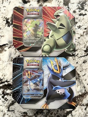Pokémon TCG V Strikers Tin Set Full wrap 3x Evolving Skies Sealed
