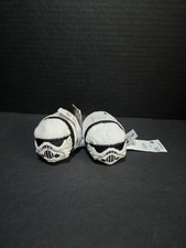 Lot Of 2 DISNEY STORE TSUM TSUM 3.5" MINI STAR WARS STORMTROOPER AUTHENTIC NWT