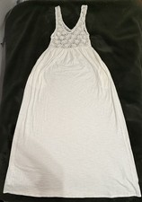 Aerie White Crochet Maxi Dress Size S NWT Cotton Boho Beach Summer