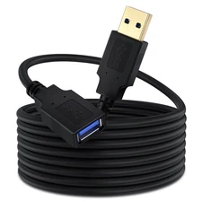 USB 3.0 Extension Cable 25 FT,5Gbps High Speed Data Transfer Extra Long A Mal...