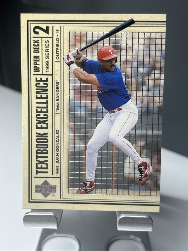 1999 Upper Deck - Textbook Excellence Juan González #T28 j525