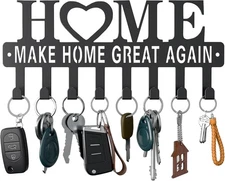 Metal Key Holder Wall Mounted Key Hooks Key Holder for Wall Key Organizer Rack