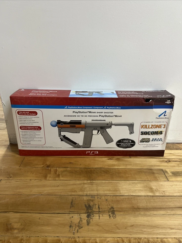 Sony Playstation 3 PS3 Move Sharp Shooter Controller - New, Sealed (Damaged Box) - Image 2 of 4