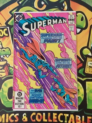Superman #380 1983 Bronze Age Dc Comic Superman Time Travel Storyline