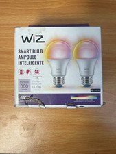WiZ Connected 2-Pack Color 60W A19 Smart WiFi Light Bulb 16 Million Colors