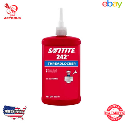 Hankal Loktite 242 (250ml) Threadlocker Medium Strength ACTOOLS USA