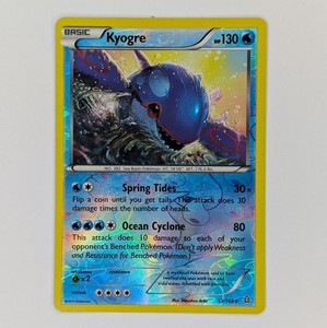 Kyogre 53/160 Rare Pokemon TCG XY: Primal Clash Reverse Holo NM
