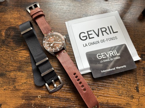 Gevril Yorkville Automatic Watch Swiss Made Sellita SW 200 Movement - Picture 11 of 11