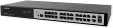 Luxul XMS-2624P 26-Port/24 PoE Rack Mountable Ethernet Switch Managed Switch