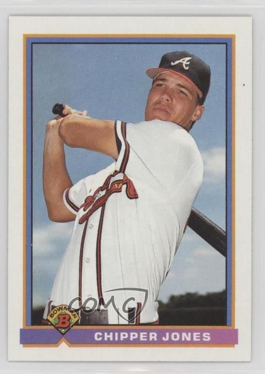 1991 Bowman Chipper Jones #569 HOF 09wc