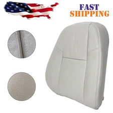 For 2007-2014 Chevy Suburban 1500 2500 Driver Side Top Leather Seat Cover Gray