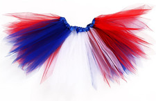 4Th of July Women Girls Red White and Blue Tutu Skirt Patriotic Tutu Skirt for A