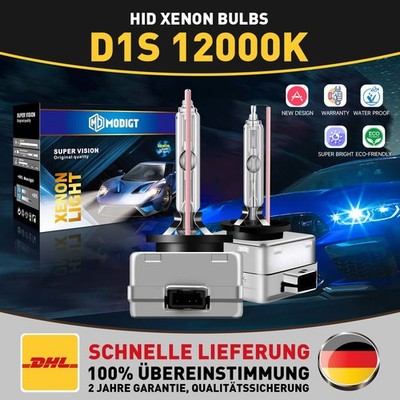 2x D1S SuperVision 35W 85V 12000K Xenon Brenner Lampe Licht Scheinwerfer