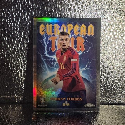 Ferran Torres Case Hit - 2024 Topps Chrome Euro 2024 - Spanien, Barcelona