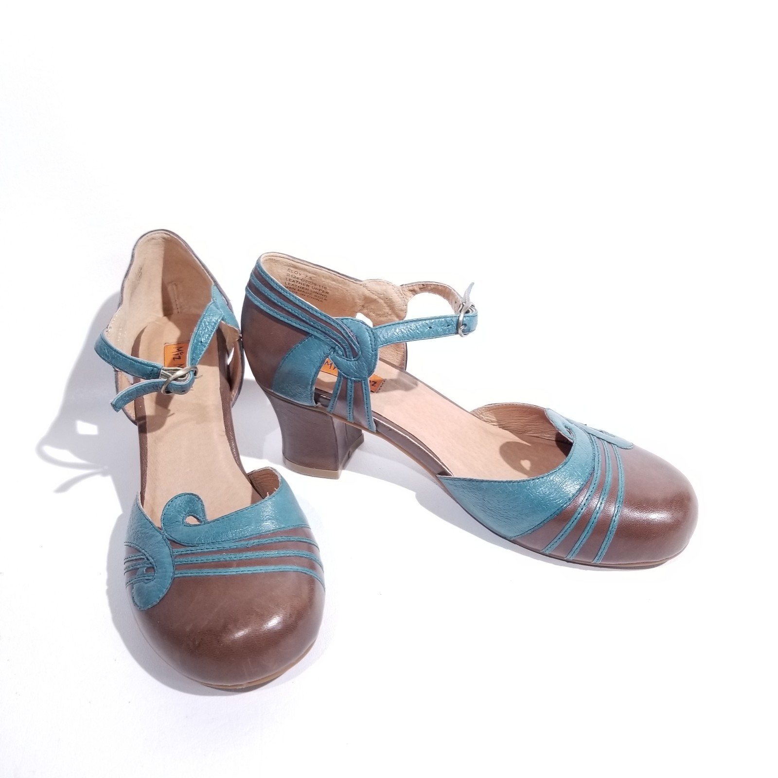 Miz Mooz Shoes Women 7.5 Eloy Mary Jane Block Heel Pinup Rockabilly Retro 50's