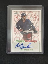 2023 Leaf Ron Greschner Happy Holidays Auto Autograph #BA-RG1