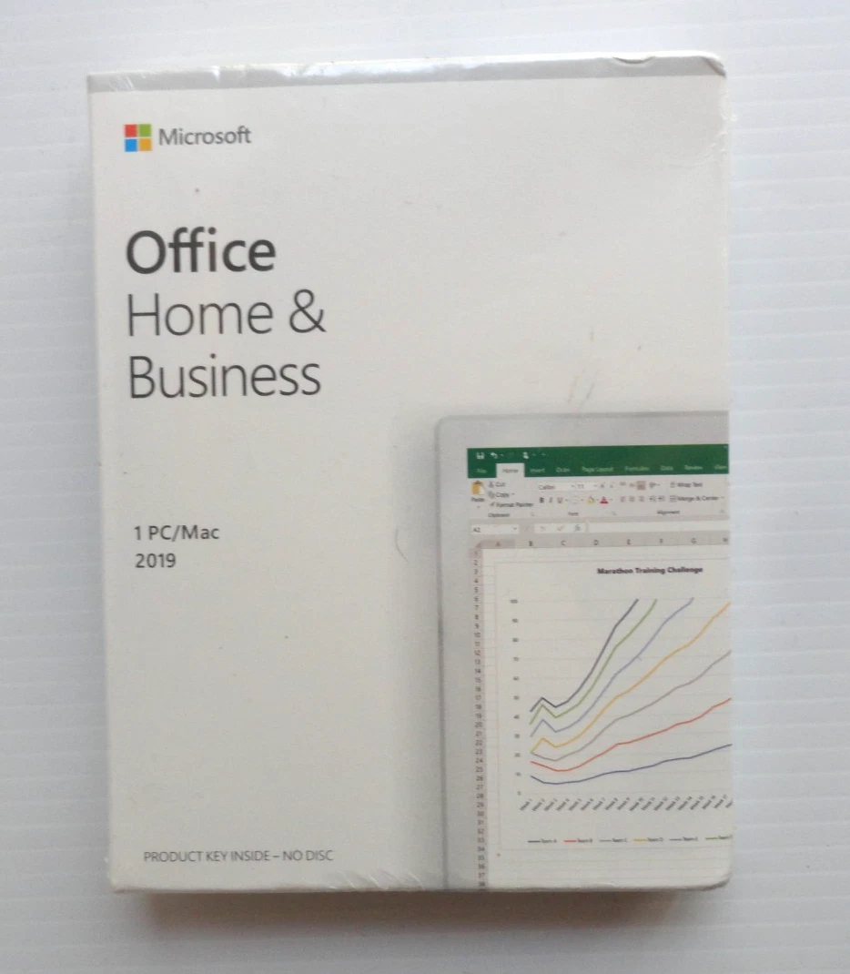 Microsoft Office Home & Business 2019 for 1 PC/MAC, KEY CARD NO
