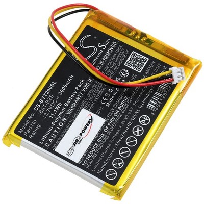 Akku für TrueLife NannyCam R7 Babyphone 3,7V 3000mAh/11Wh Li-Polymer Schwarz