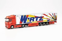 Herpa 315593 Mercedes-Benz Actros 18 Bigspace 15 Meter KüHlkoffer-Sattelzug W...