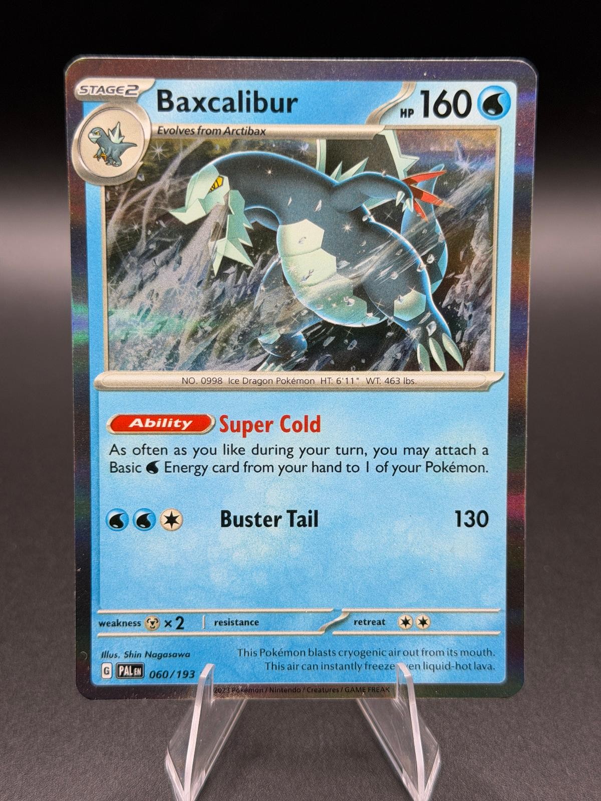 Baxcalibur 060/193 Rare Paldea Evolved Holo - LP