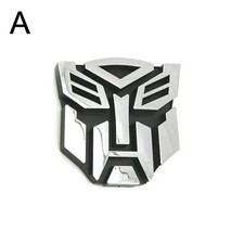 3d Transformer Car Sticker Decepticon Autobot Emblem Tail Badge Decal