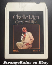 CHARLIE RICH - Greatest Hits - 8 Track Tape REFURBISHED  PLAY TESTED