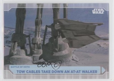 2021 Star Wars Battle Plans Foilboard AT-AT Tow Cables Take Down an Walker 00jz
