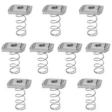 Strut channel spring nuts