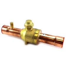 Danfoss 009L7057 1-3/8in Shut Off Ball Valve ODF GBC 35s Multiple Refrigerant MW