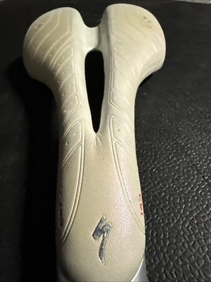 Specialized Toupe Gel 143 Mm Racing Road Saddle White Ti Rails | eBay