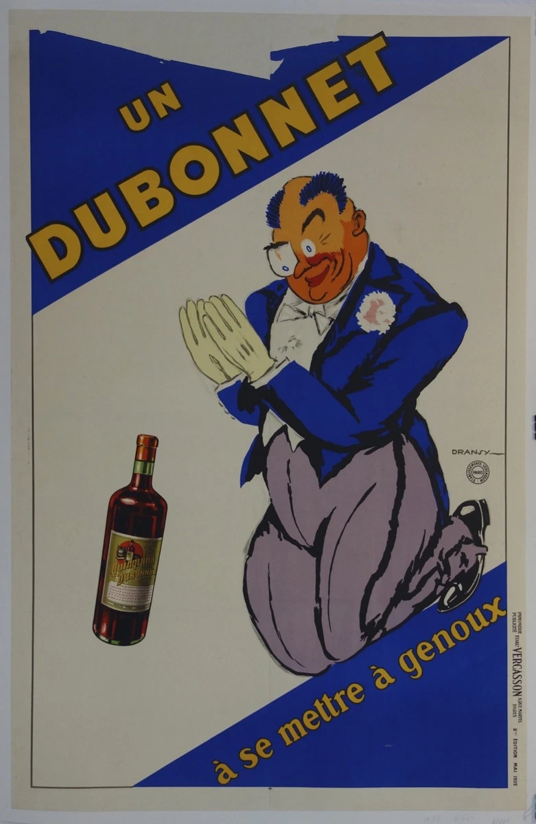 SOUS-MAIN PUBLICITAIRE DUBONNET & BYRRH pas complet - Pub bistrot EUR 29,00 - FR