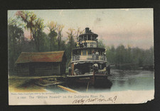 1905 Steamboat William Howard Ocklawaha River Florida Postcard Rotograph Ocala