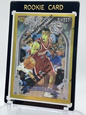 1996-97 Topps Finest - Rare Gold Allen Iverson #280 Rookie Card - ROTY. rookie card picture