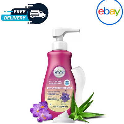 Hair Remover, Veet Gel Hair Removal Cream Sensitive, 13.5 Ounce, Sensitive form