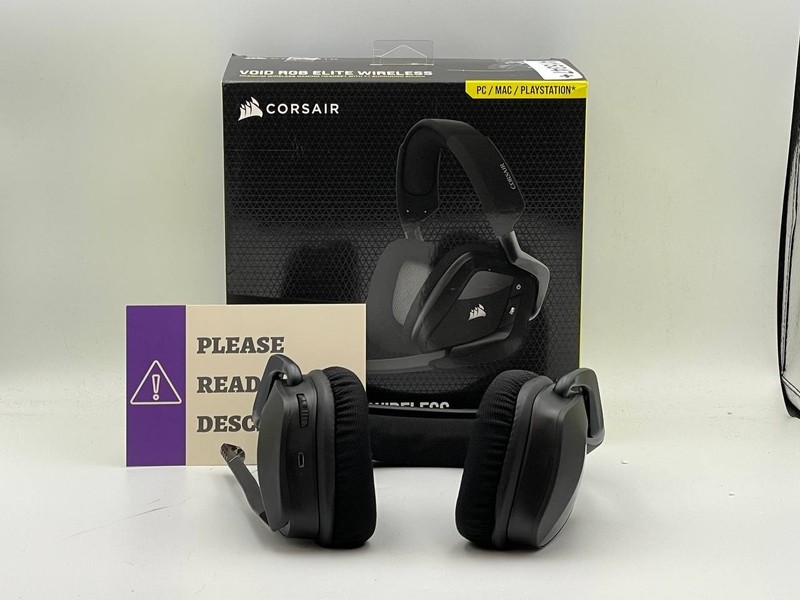 Corsair Void RGB Elite Wireless Gaming Headset READ/FOR PARTS