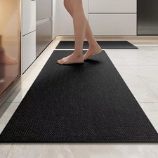 Non-Slip Kitchen Door Mat Waterproof Floor Rug Carpet Anti-Oil Home Easy Clean