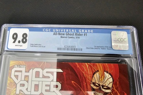 All-New Ghost Rider #1 CGC 9.8 💥 1st Appearance Of Roberto Robbie Reyes ...