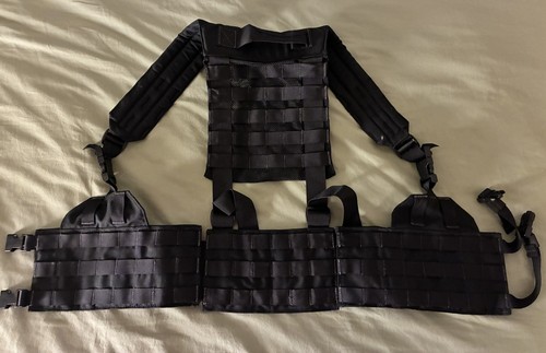 GCS HGear MOLLE H Harness - L-XL BLACK rare Gen 1 Garrett Container Systems