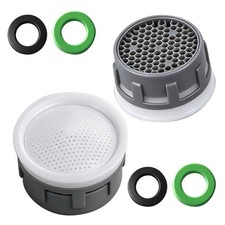 Sigely 216721 Faucet Aerator Insert, 1.0 GPM Water Saving Flow Restrictor, Co...