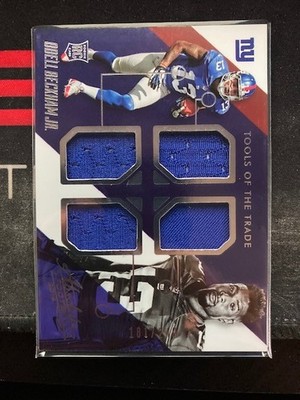 2014 Absolute #Q-OB Odell Beckham Jr. Tools of the Trade Rookie Jersey 181/249