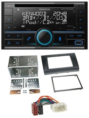 Kenwood CD 2DIN DAB USB MP3 Bluetooth Autoradio für Suzuki Swift (2005-2010)