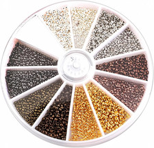 3000 PCS Crimp Beads Kit 1.5Mm 2.0Mm Copper Jewelry Making Beading Supplies for