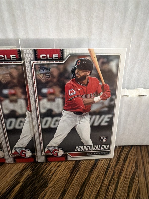 Lot of 5 - 2026 Topps Series 2- #603 - George Valera - Guardians - NM/Mint - RC