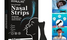 Nasal Strips for Snoring, 60 Count Nose Strips for Breathing- 3X Stronger