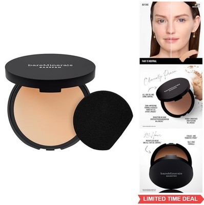 Matte Powder Foundation Full Coverage Oil Control Longwear Mineral Makeup