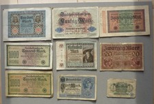 Konvolut Inflationsgeld Notgeld Reichsbank Geldnoten