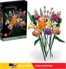 LEGO Botanicals Flower Bouquet Building Set - Artificial Flowers for Decoration