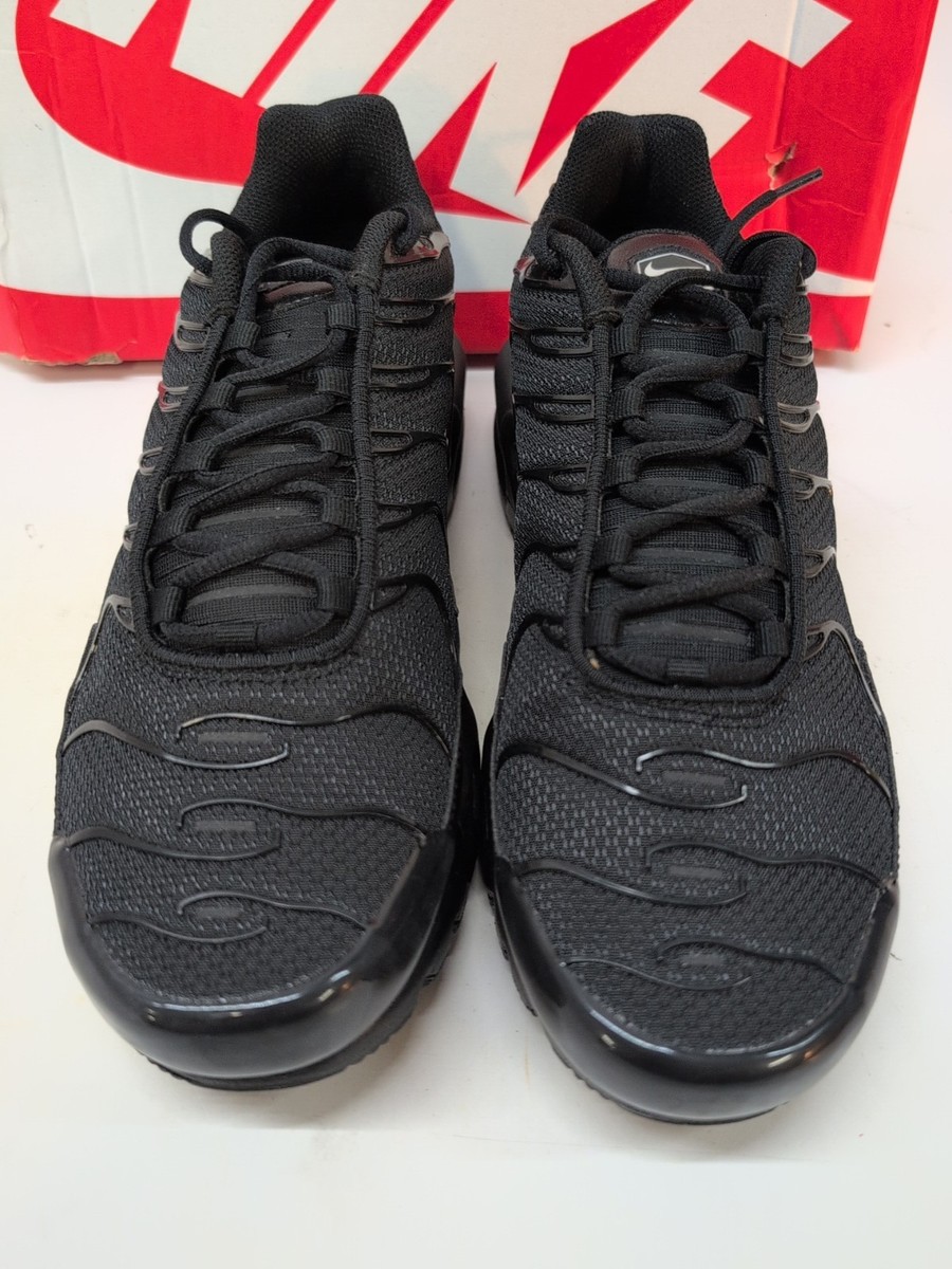 Size 10 - Nike Air Max Plus Low Triple Black for sale online