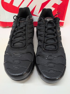 Size 10 - Nike Air Max Plus Low Triple Black for sale online