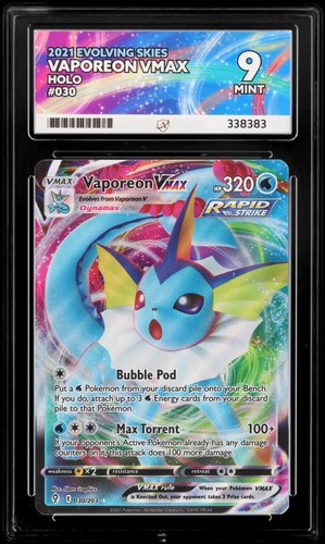 Vaporeon VMAX graded ACE 9 for sale on eBay